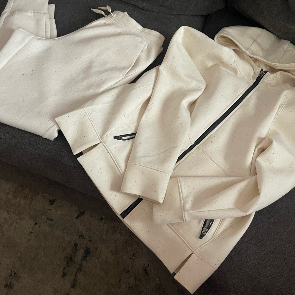 DSG Cream Hoodie and Jogger Set